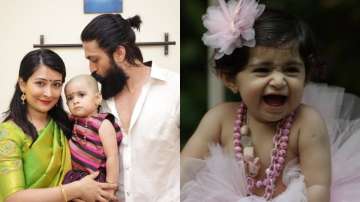 KGF actor Yash and wife Radhika Pandit's cute birthday wish for daughter Ayra on second birthday