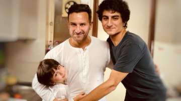 Kareena Kapoor shares photo of Saif Ali Khan with sons Ibrahim and Taimur