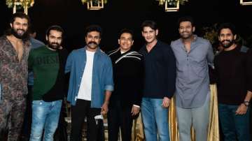 Prabhas, Vijay Deverakonda, Mahesh Babu, Ram Charan and others pose together for an EPIC photo