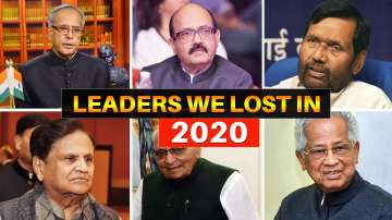 Year Ender 2020: Pranab Mukherjee to Ahmed Patel; Remembering political leaders we lost