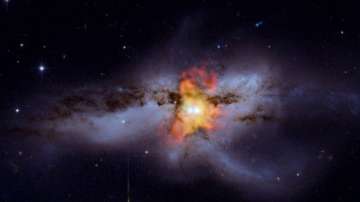 NASA supermassive black holes merging photo