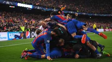 Barcelona will host the first leg this time because it was unseeded in Monday’s draw after failing to win its group. 