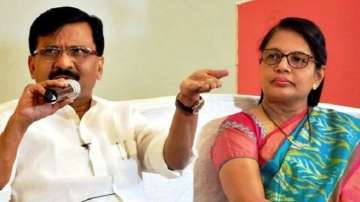 Shiv Sena Chief Spokesperson Sanjay Raut and his wife Varsha Raut