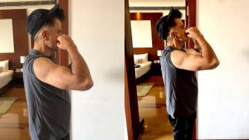 Anil Kapoor looks super fit as he flaunts his biceps during 'Jug Jugg Jeeyo' shooting in Udaipur