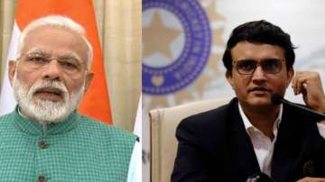 PM Narendra Modi and Sourav Ganguly