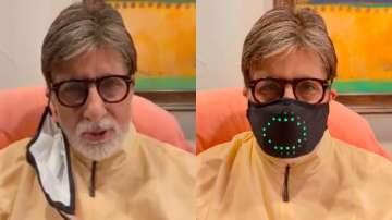Amitabh Bachchan's high-tech mask leaves grand kids Navya and Agastya Nanda in splits. Watch video