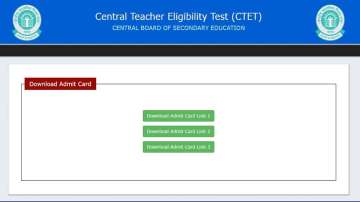 CTET Admit Card 2021 released. Direct link to download