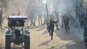 delhi farmers violence 