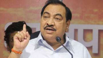 NCP leader Eknath Khadse