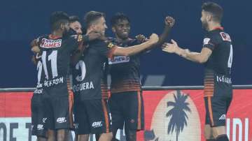 Goa were reduced to 10 men in the second half after Ivan Gonzalez received marching orders following two yellow cards within a span of seconds.