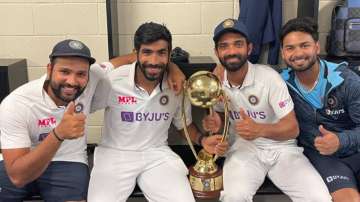 Rohit Sharma, Jasprit Bumrah, Ajinkya Rahane and Rishabh Pant