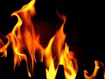 UP: Mob sets police outpost on fire after woman dies in accident