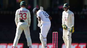 Ravichandran Ashwin against Australia in the Sydney Test.