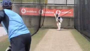Rohit Sharma back in the nets