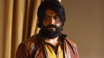 A still of Yash from KGF Chapter 2 teaser