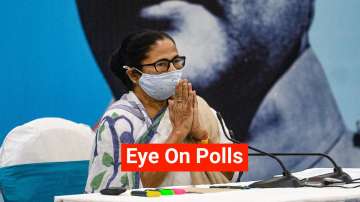 File photo: West Bengal Chief Minister Mamata Banerjee addresses a press conference at the state secretariat Nabanna in Kolkata.