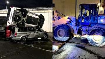 Former Mercedes employee steals JCB & destroys cars worth $6 million. But WHY?