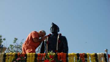 "May the thoughts and ideals of Netaji Subhas Chandra Bose keep inspiring us to work towards building an India that he would be proud of…a strong, confident and self-reliant India, whose human-centric approach contributes to a better planet in the years to come," PM Modi wrote on Twitter while sharing the image, remembering Subhash Chandra Bose ahead of Bengal visit.