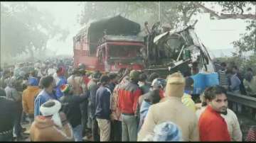 Moradabad road accident: 10 killed in accident, CM announces ex-gratia for kin of deceased