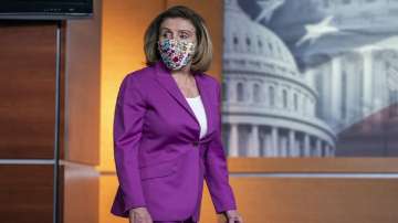 Speaker of the House Nancy Pelosi, D-Calif., holds a news conference on the day after violent protes