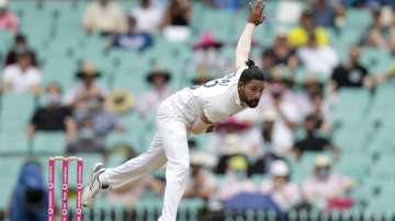 India's Mohammed Siraj bowls during play on day two of the third cricket test between India and Australia at the Sydney Cricket Ground, Sydney, Australia, Friday, Jan. 8