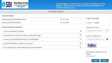 SBI SCO Admit Card 2021 released. Direct link to download