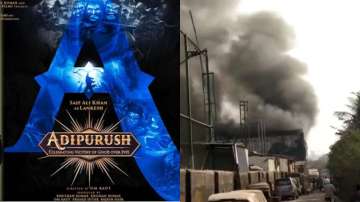 Adipurush: Fire breaks out on set of Saif Ali Khan, Prabhas starrer. Watch video