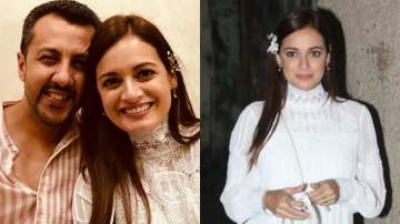Dia Mirza-Vaibhav Rekhi glow with happiness at their pre-wedding party | see pics