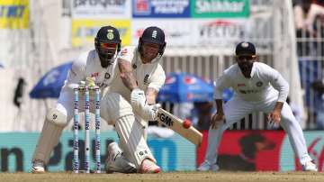 Ben Stokes in action against India in Chennai