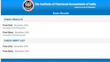 ICAI CA Foundation, Intermediate Results 2020 declared. Direct link to download