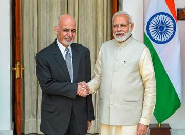 Prime Minister Modi and Afghanistan President Ashraf Ghani