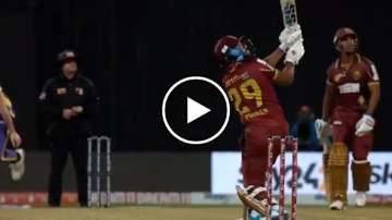 nicholas pooran, t10 league, t10 league 2021, nicholas pooran sixes, nicholas pooran 12 sixes, north