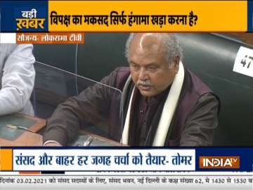 parliament session, narendra singh tomar, farm protests, farmers protest, budget session news