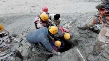 ITBP personnel rescue ops, Tapovan, Chamoli, Dhauli Ganga river