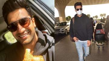 Fan greets Vicky Kaushal with samosa and jalebi at Indore airport
