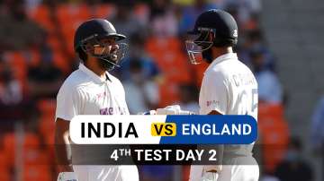 Live Score India vs England 4th Test Day 2: Follow Live Updates from Ahmedabad