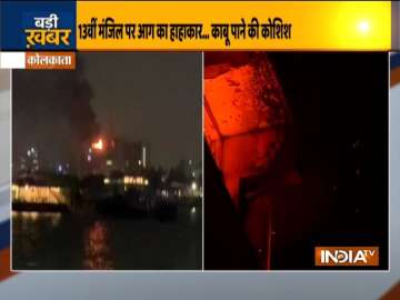 kolkata fire, fire kolkata, kolkata strand road fire, fire news, kolkata fire today, 