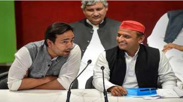 Samajwadi Party President Akhilesh Yadav and RLD Vice President Jayant Chaudhary