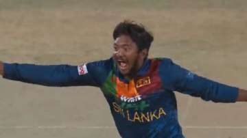 'Mad, mad game!': Sri Lanka's Akila Dananjaya takes hat-trick in second over; gets hit for six sixes
