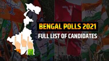 Bengal Polls 2021, full list of candidates bengal 