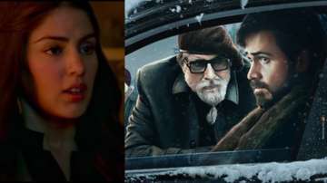 Amitabh Bachchan, Emraan Hashmi, Rhea Chakraborty in Chehre trailer