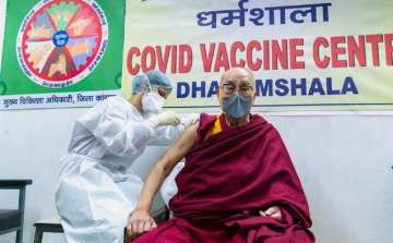 Dalai Lama gets 1st dose of COVID-19 vaccine, urges people to get vaccinated