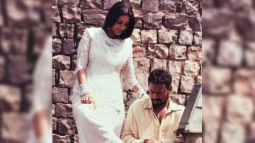 Babil shares old photo of Irrfan Khan & Tabu; says 'often calm my anxieties by looking at Baba's pic
