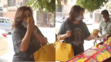 Farah Khan trolled for removing mask to smell mangoes amid COVID-19 at roadside stall | VIDEO