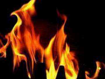 Fire in Thane residential building