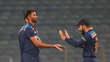 Prasidh Krishna and Virat Kohli, India vs England, IND vs ENG 2nd ODI