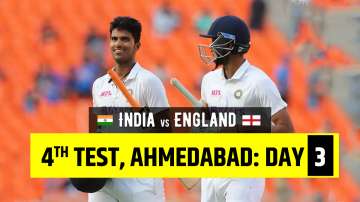 Live Score India vs England 4th Test Day 3: Live Updates from Ahmedabad