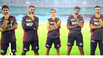 Five KKR layers begin training camp