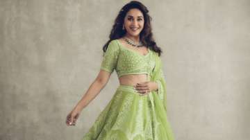 Madhuri Dixit asks fans to 'go green' by sharing beautiful pictures in traditional attire