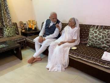 PM Modi's mother receives first dose of COVID-19 vaccine